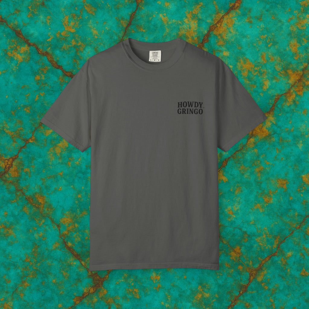 Boomer “brimming Bear”™️ — Relaxed Comfort Colors travel tee, with southwest inspired designs. Perfect t-shirt for traveling, road trips or collecting.✨6 colors available.