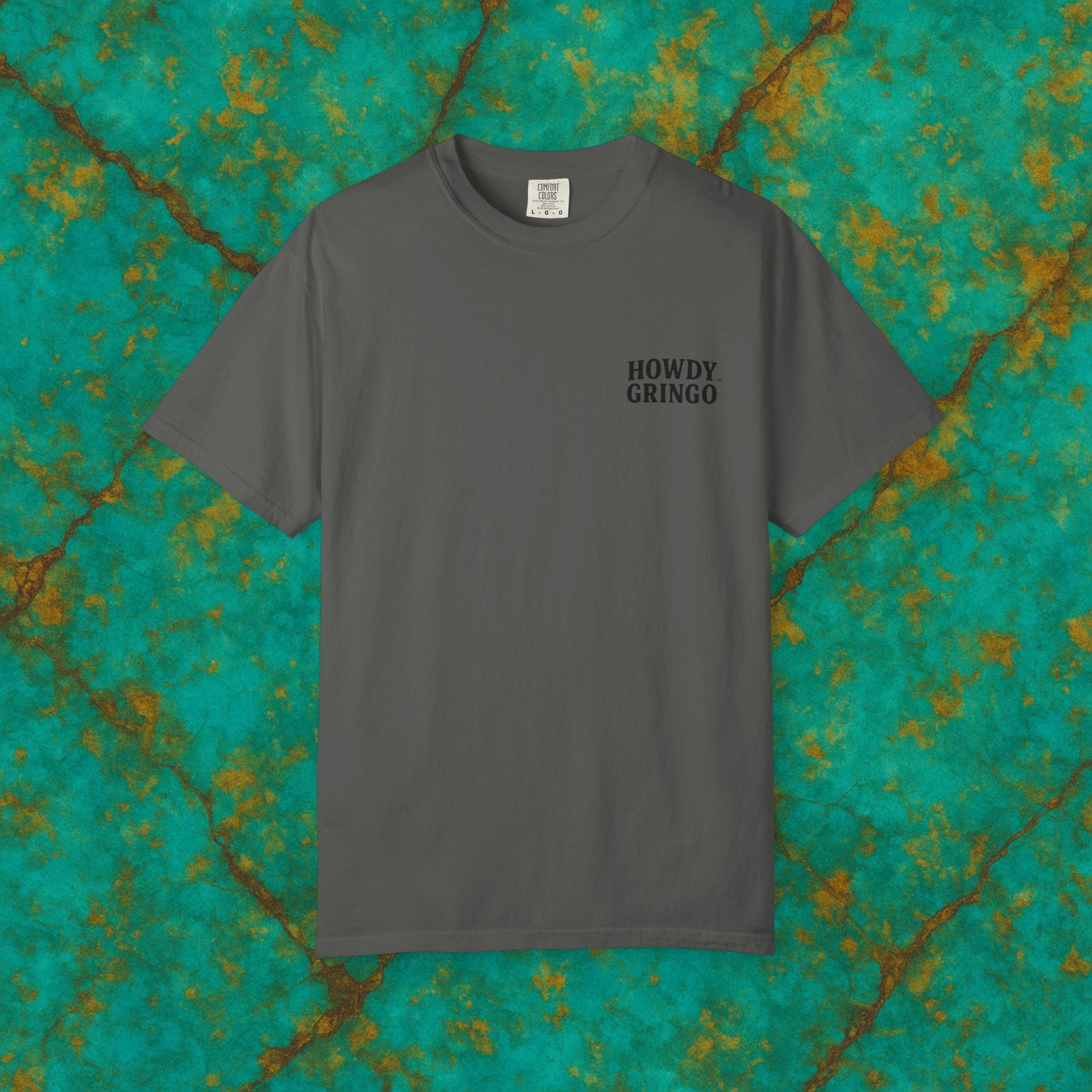 Boomer “brimming Bear”™️ — Relaxed Comfort Colors travel tee, with southwest inspired designs. Perfect t-shirt for traveling, road trips or collecting.✨6 colors available.