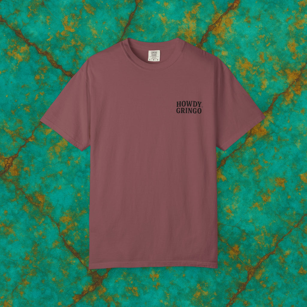 “Steady Betty”™️ — Relaxed Comfort Colors travel tee, with southwest inspired designs. Perfect t-shirt for traveling, road trips or collecting. ✨5 colors available.