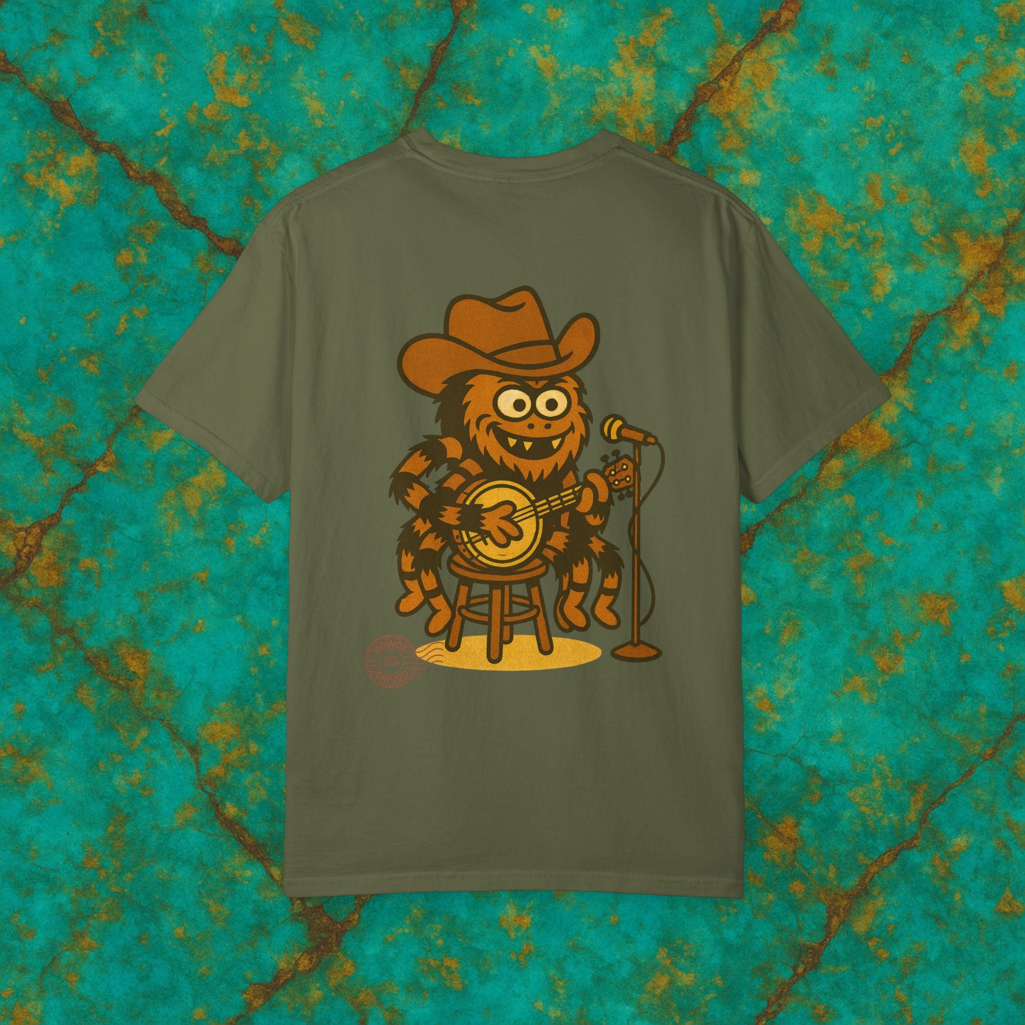 Webster “Tennessee Tarantula”™️ — Relaxed Comfort Colors travel tee, with southwest inspired designs. Perfect t-shirt for traveling, road trips or collecting.✨5 colors available
