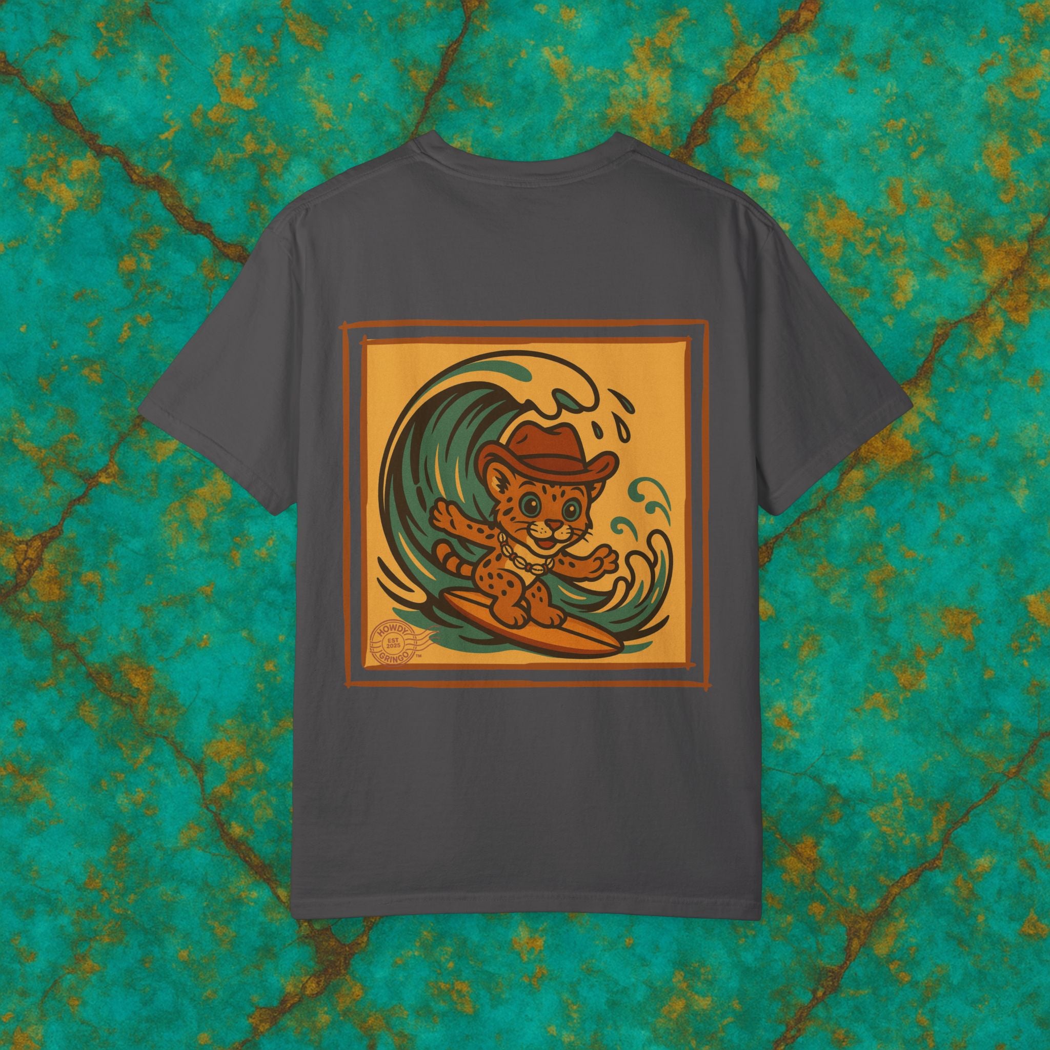 Puka “Mountain lion Cub”™️ — Relaxed Comfort Colors travel tee, with southwest inspired designs. Perfect t-shirt for traveling, road trips or collecting.✨7 colors available.
