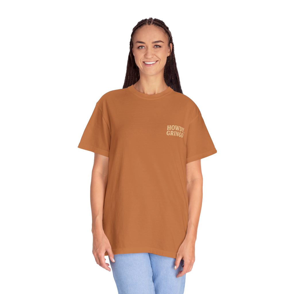 “Ruby-Doo Kangaroo”™️ — Relaxed Comfort Colors travel tee, with southwest inspired designs. Perfect t-shirt for traveling, road trips or collecting. ✨6 colors available.