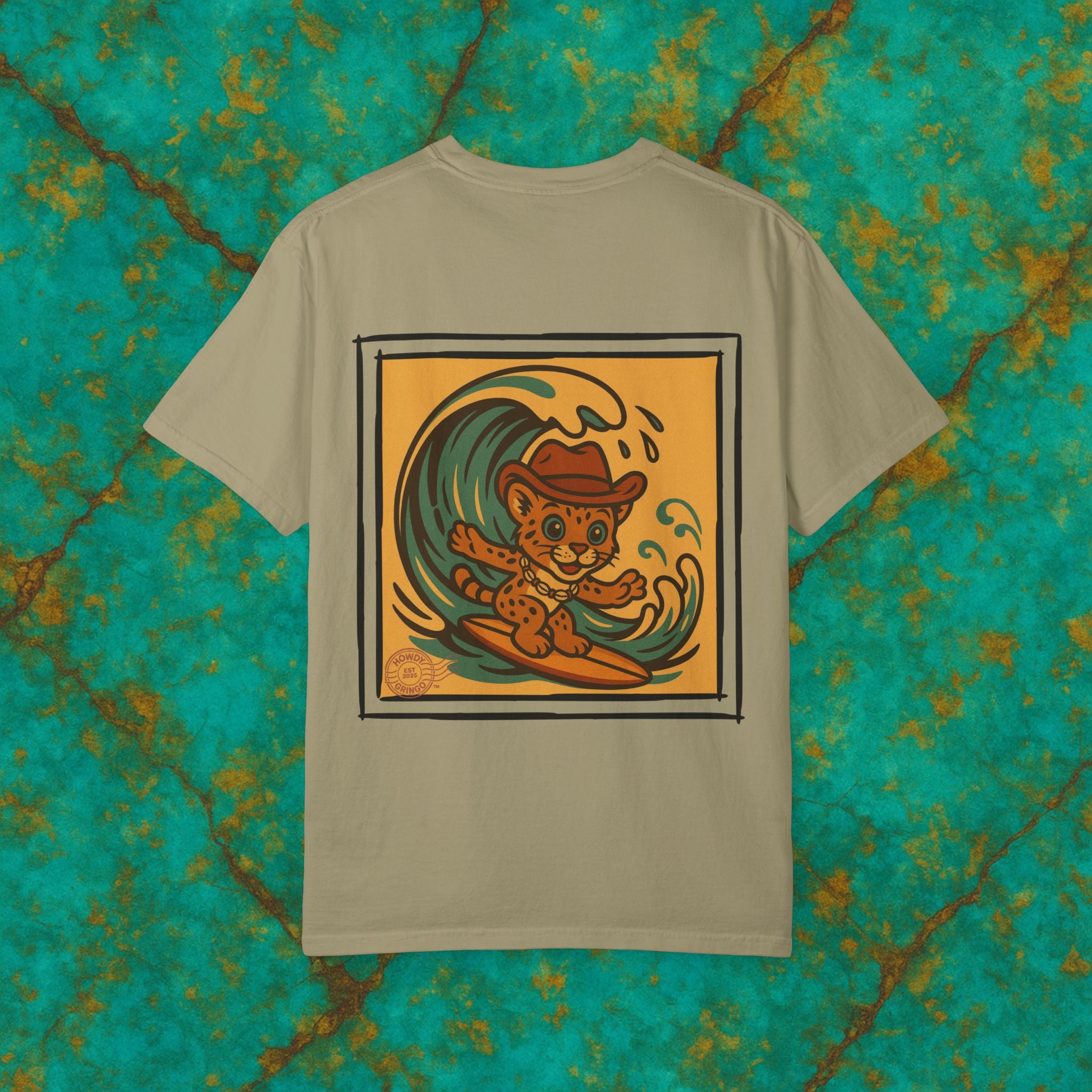 Puka “Mountain lion Cub”™️ — Relaxed Comfort Colors travel tee, with southwest inspired designs. Perfect t-shirt for traveling, road trips or collecting.✨7 colors available.