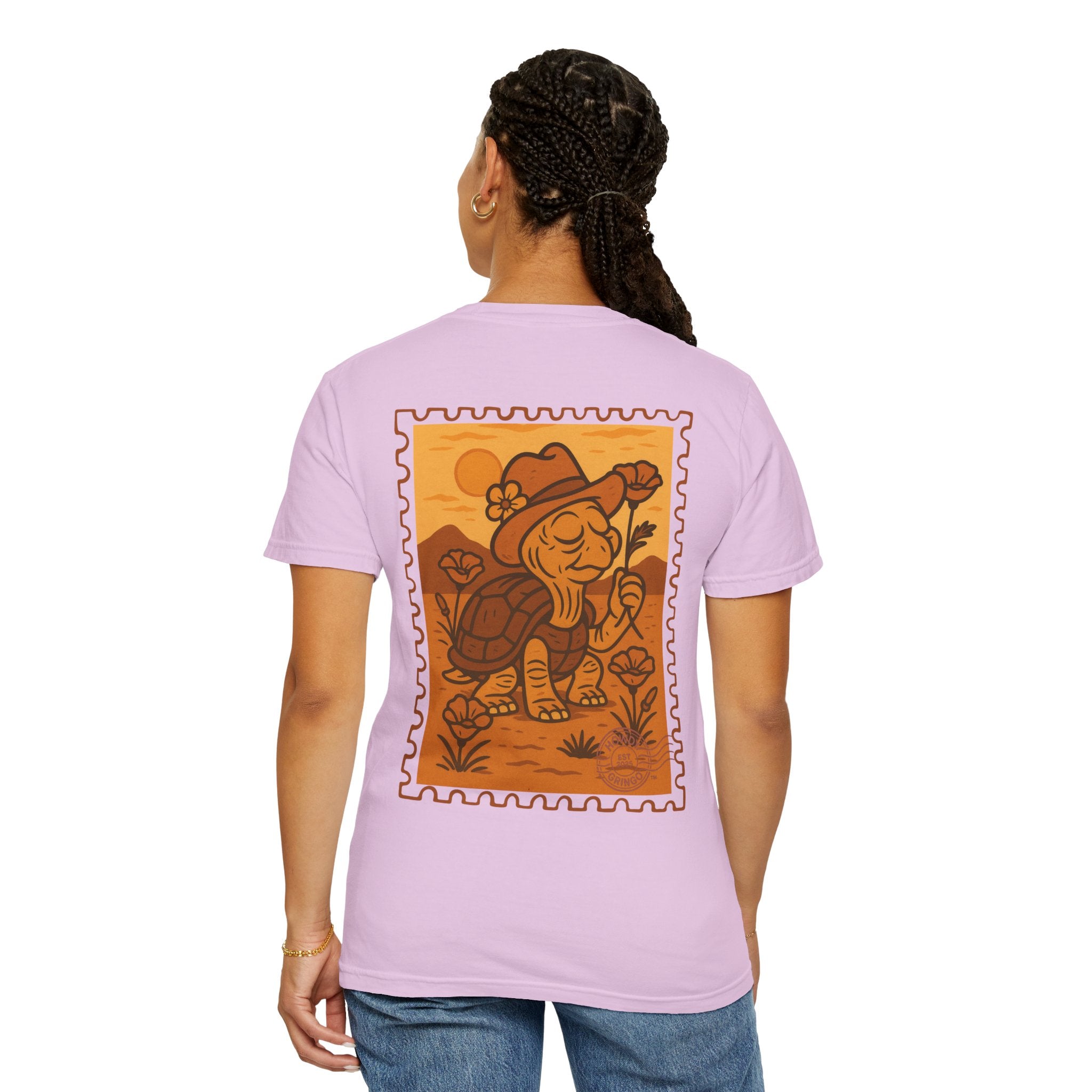 “Steady Betty”™️ — Relaxed Comfort Colors travel tee, with southwest inspired designs. Perfect t-shirt for traveling, road trips or collecting. ✨5 colors available.