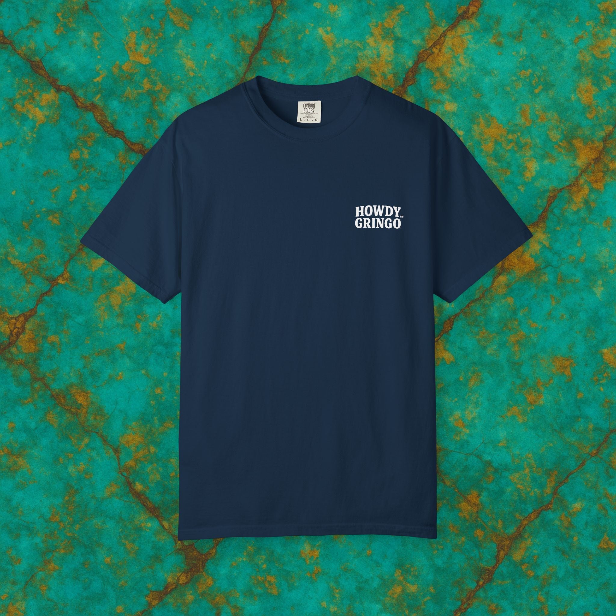 Bark “Bioluminescent Scorpion”™️ — Relaxed Comfort Colors travel tee, with southwest inspired designs. Perfect t-shirt for traveling, road trips or collecting.✨5 colors available.