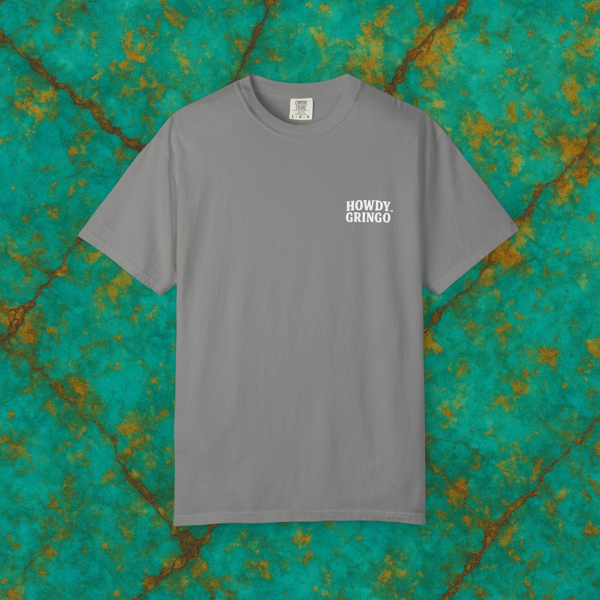 Bark “Bioluminescent Scorpion”™️ — Relaxed Comfort Colors travel tee, with southwest inspired designs. Perfect t-shirt for traveling, road trips or collecting.✨5 colors available.