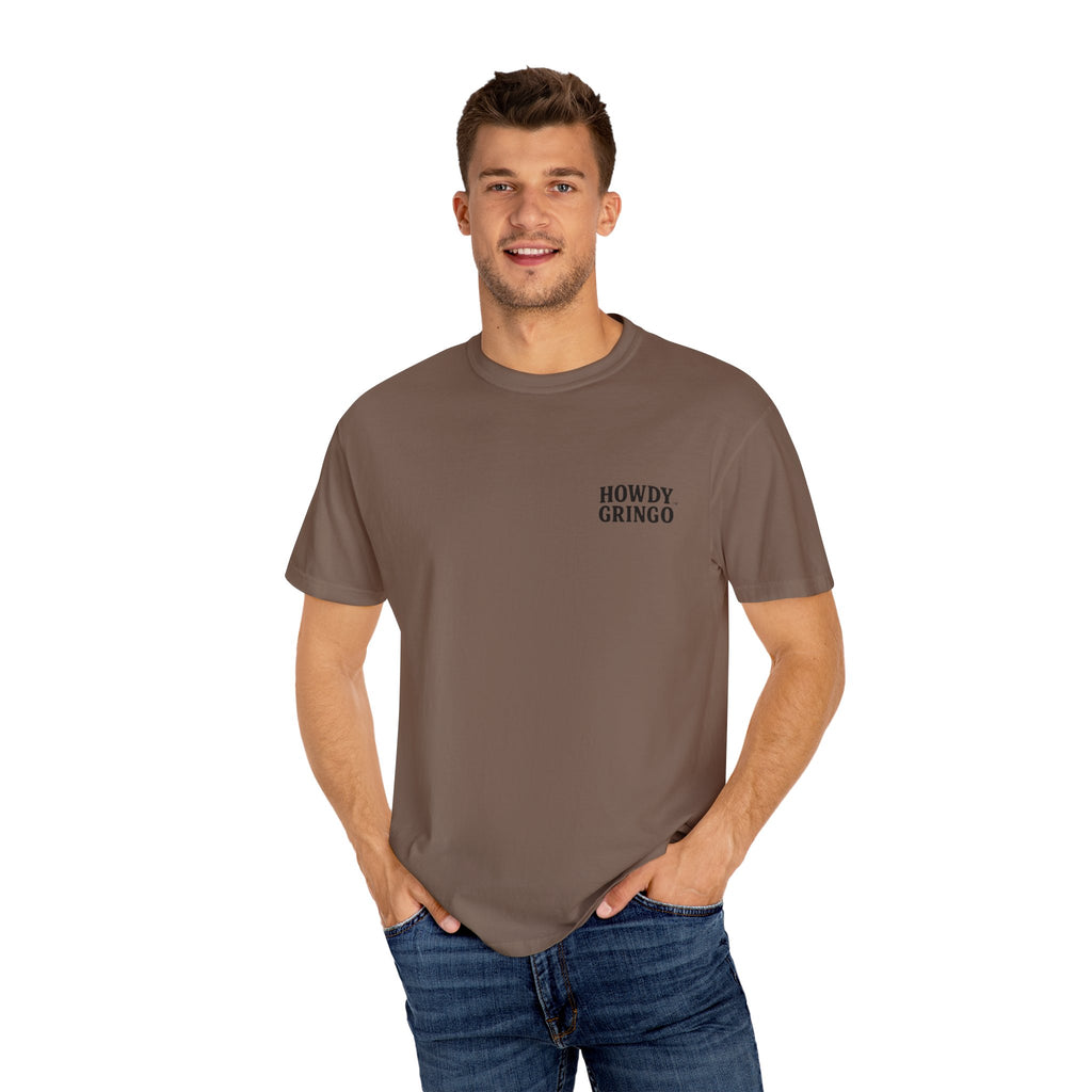 Reggie “Rowdy Raddler”™️ — Relaxed Comfort Colors travel tee, with southwest inspired designs. Perfect t-shirt for traveling, road trips or collecting.  ✨6 colors available.