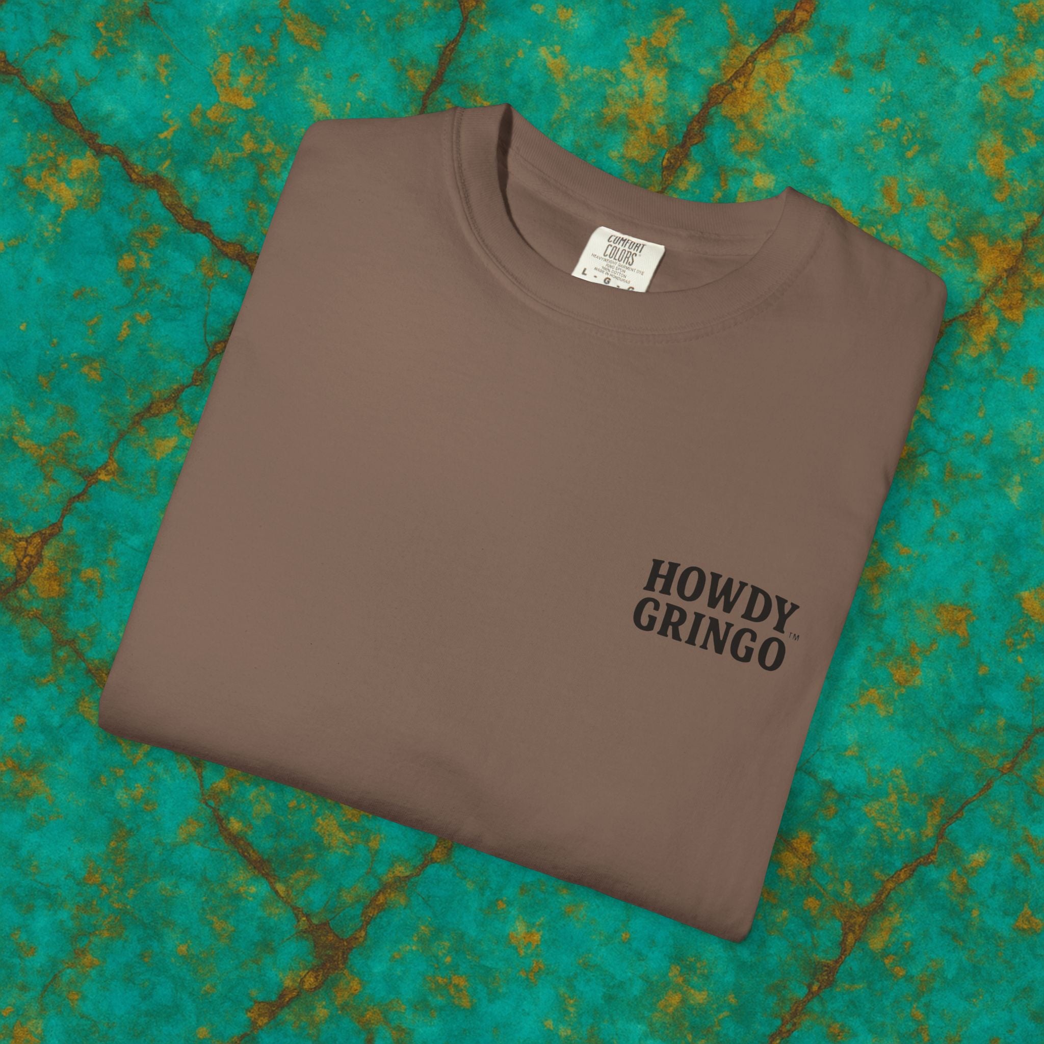 Reggie “Rowdy Raddler”™️ — Relaxed Comfort Colors travel tee, with southwest inspired designs. Perfect t-shirt for traveling, road trips or collecting.  ✨6 colors available.