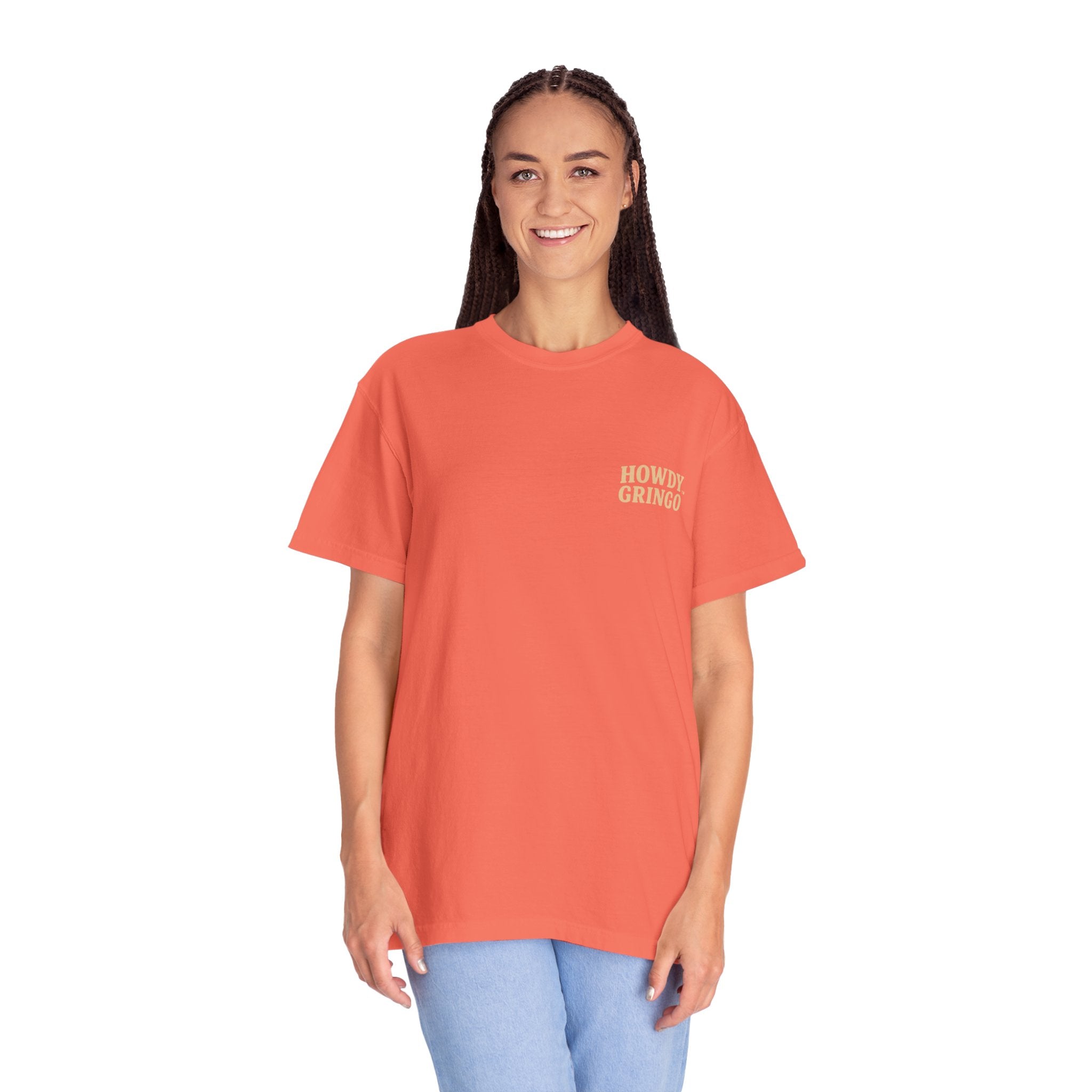 “Ruby-Doo Kangaroo”™️ — Relaxed Comfort Colors travel tee, with southwest inspired designs. Perfect t-shirt for traveling, road trips or collecting. ✨6 colors available.