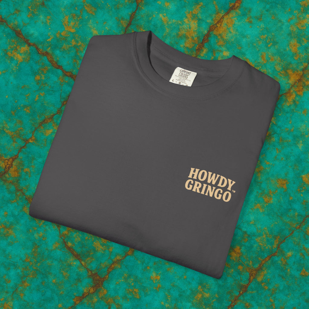 Boomer “brimming Bear”™️ — Relaxed Comfort Colors travel tee, with southwest inspired designs. Perfect t-shirt for traveling, road trips or collecting.✨6 colors available.