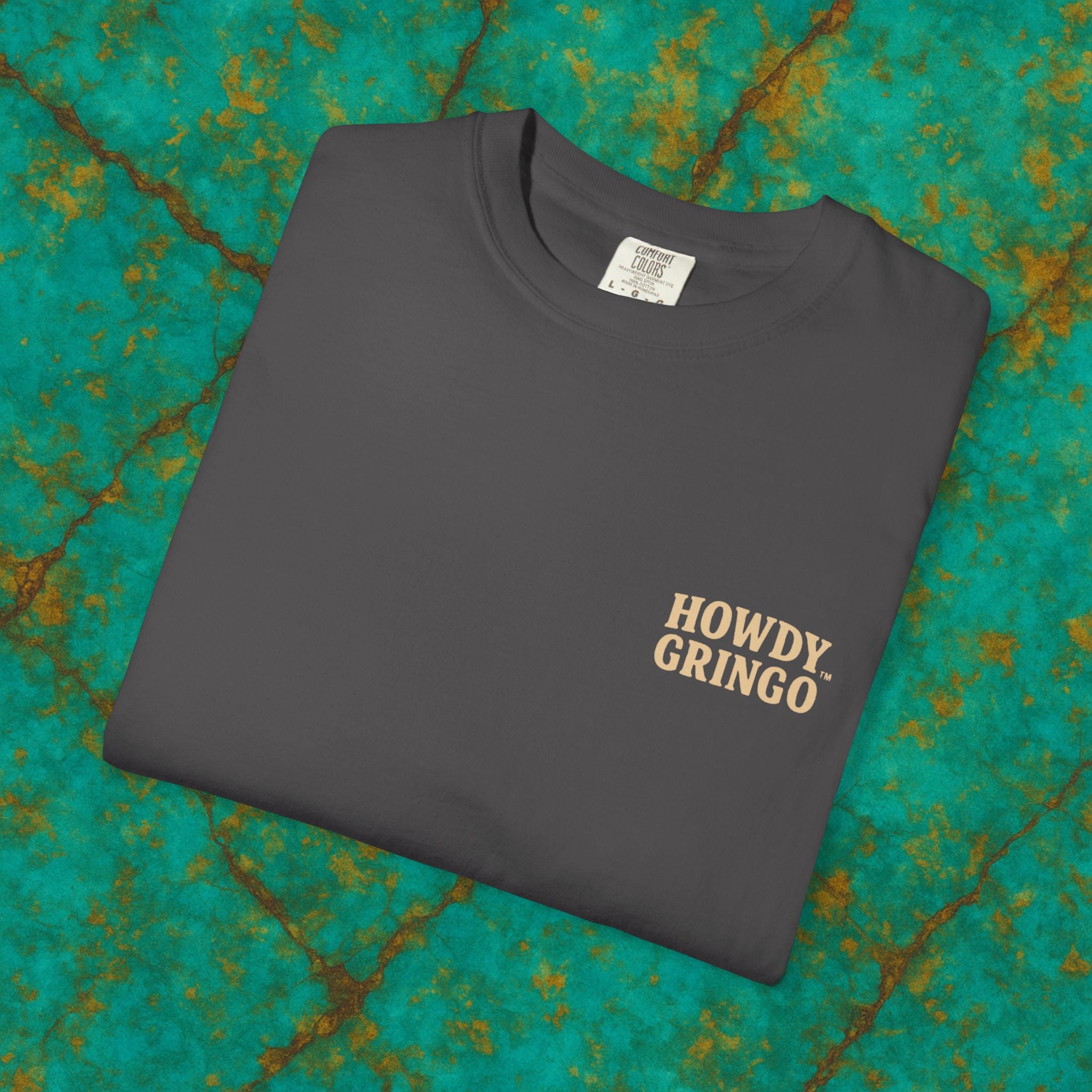 Boomer “brimming Bear”™️ — Relaxed Comfort Colors travel tee, with southwest inspired designs. Perfect t-shirt for traveling, road trips or collecting.✨6 colors available.