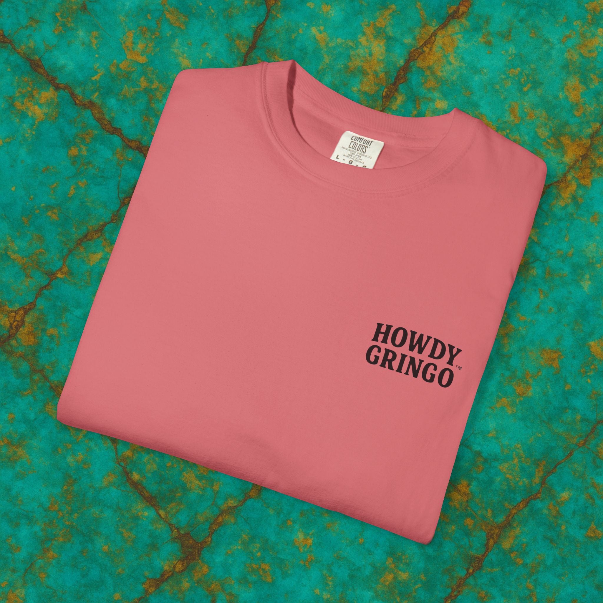 Rosa “Recharged Rosa”™️ — Relaxed Comfort Colors travel tee, with southwest inspired designs. Perfect t-shirt for traveling, road trips or collecting.✨6 colors available.
