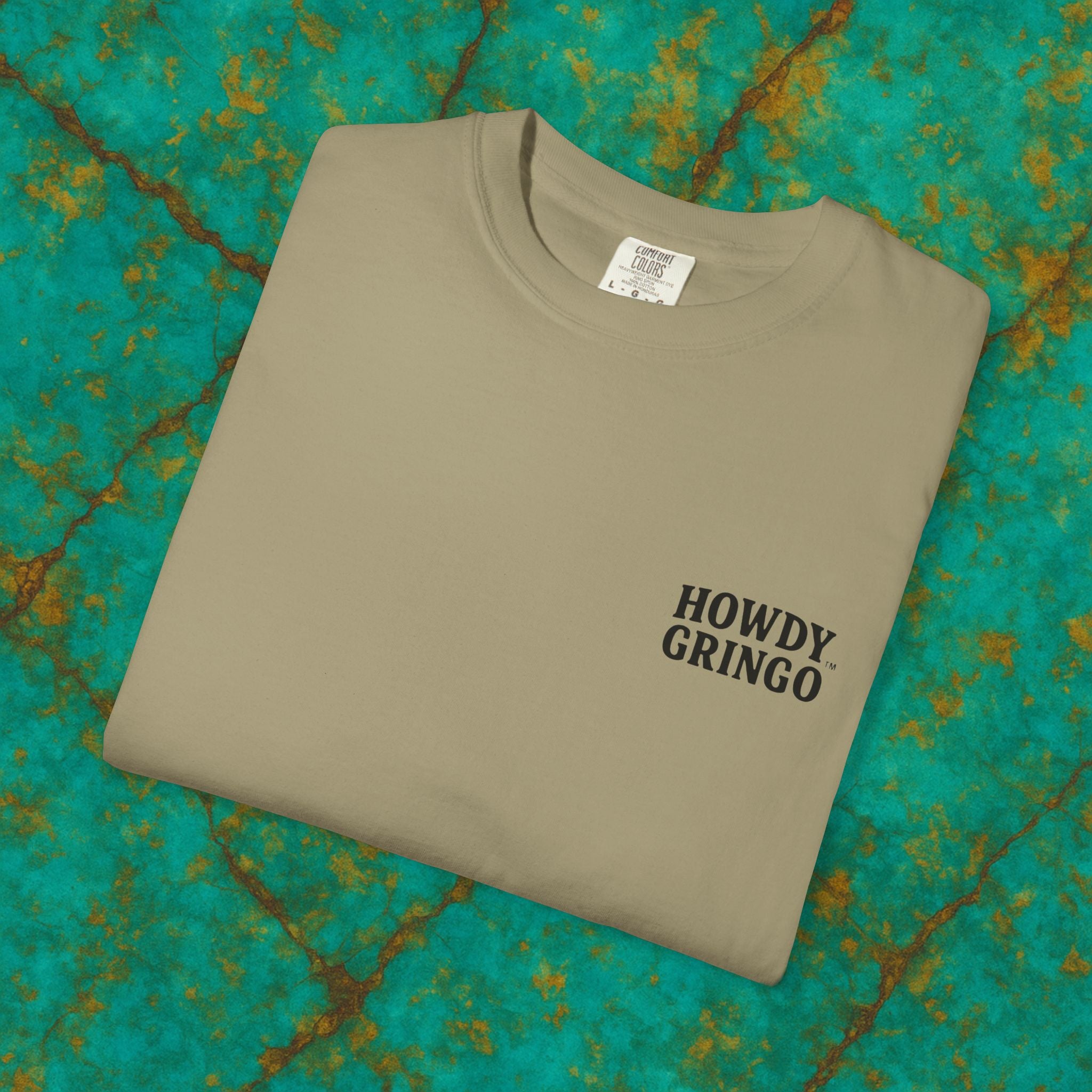 Boomer “brimming Bear”™️ — Relaxed Comfort Colors travel tee, with southwest inspired designs. Perfect t-shirt for traveling, road trips or collecting.✨6 colors available.