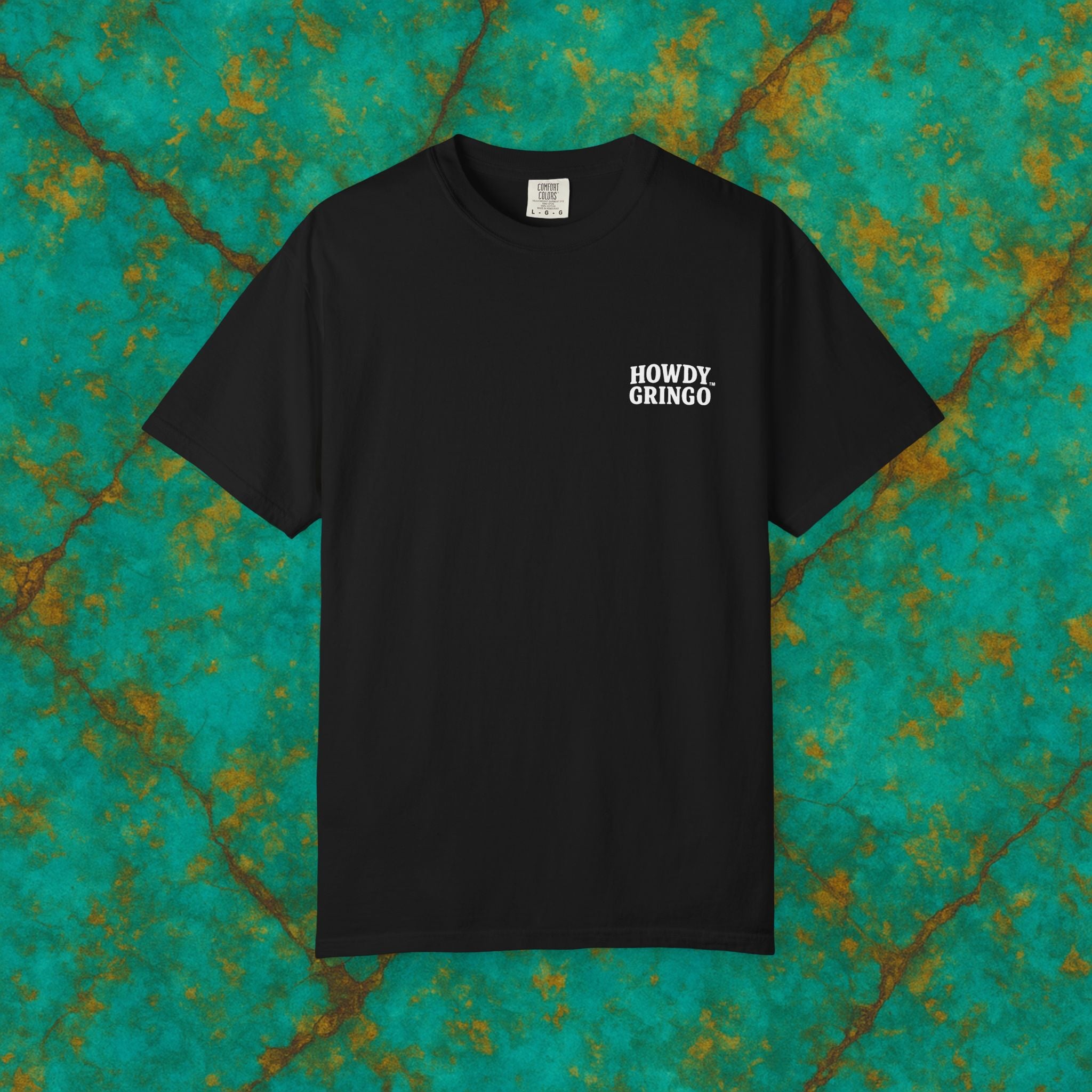 Bark “Bioluminescent Scorpion”™️ — Relaxed Comfort Colors travel tee, with southwest inspired designs. Perfect t-shirt for traveling, road trips or collecting.✨5 colors available.