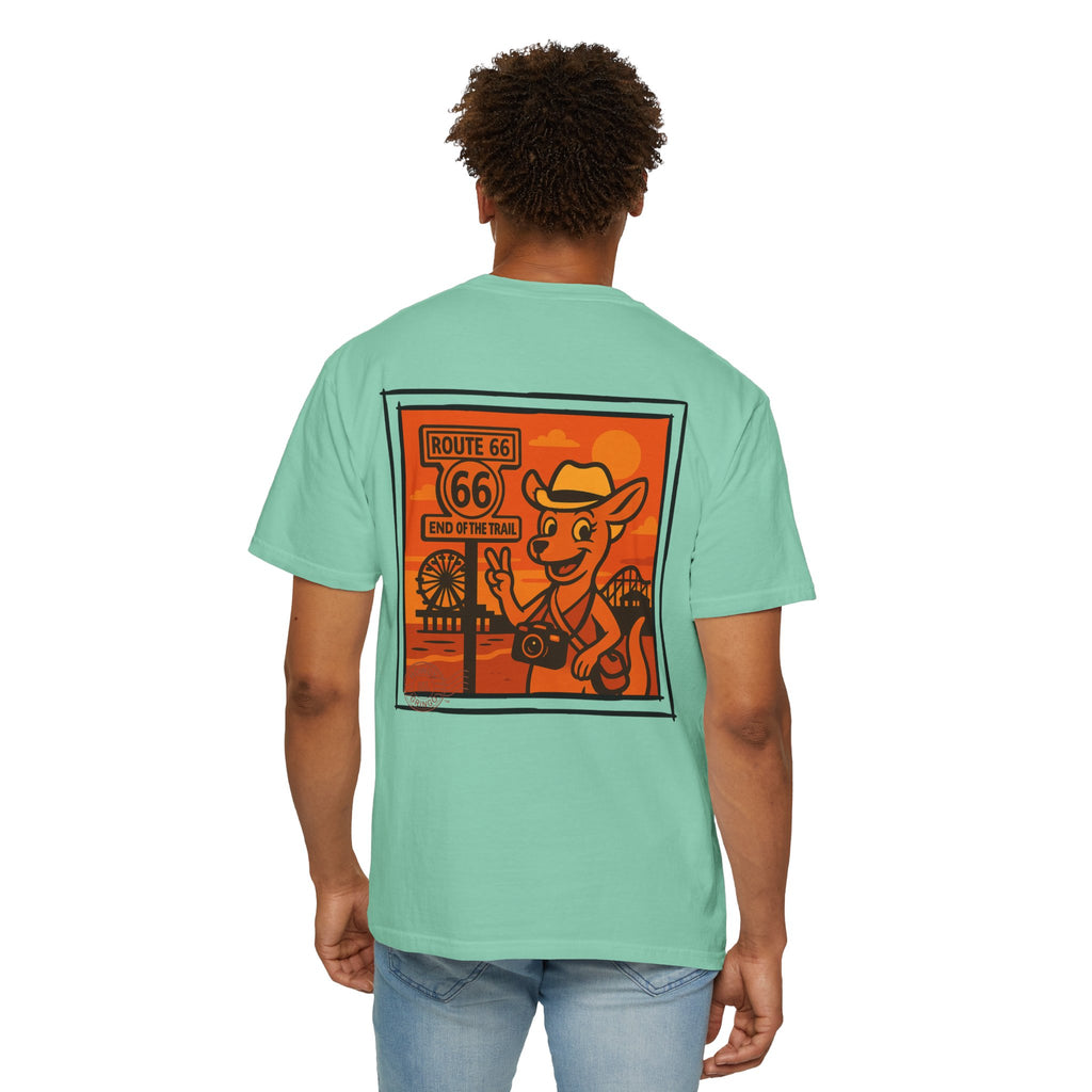 “Ruby-Doo Kangaroo”™️ — Relaxed Comfort Colors travel tee, with southwest inspired designs. Perfect t-shirt for traveling, road trips or collecting. ✨6 colors available.