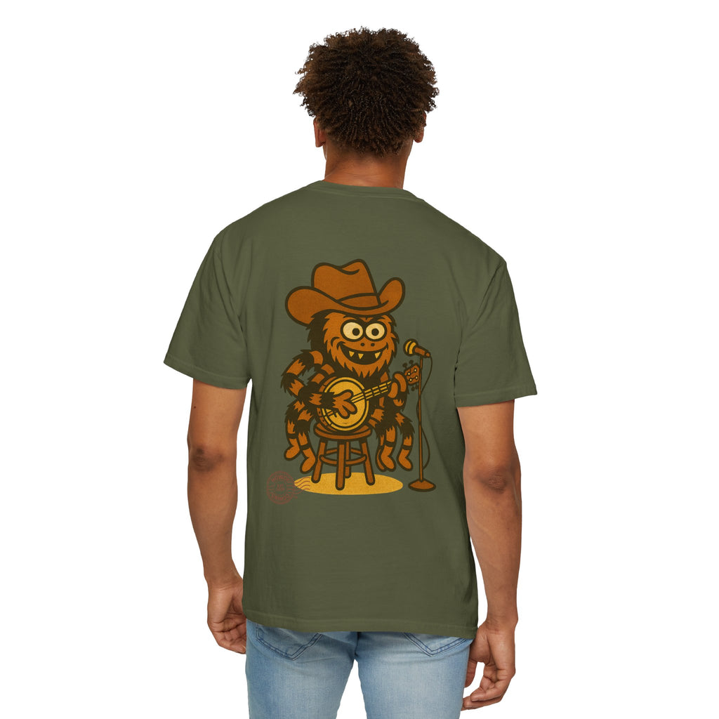 Webster “Tennessee Tarantula”™️ — Relaxed Comfort Colors travel tee, with southwest inspired designs. Perfect t-shirt for traveling, road trips or collecting.✨5 colors available