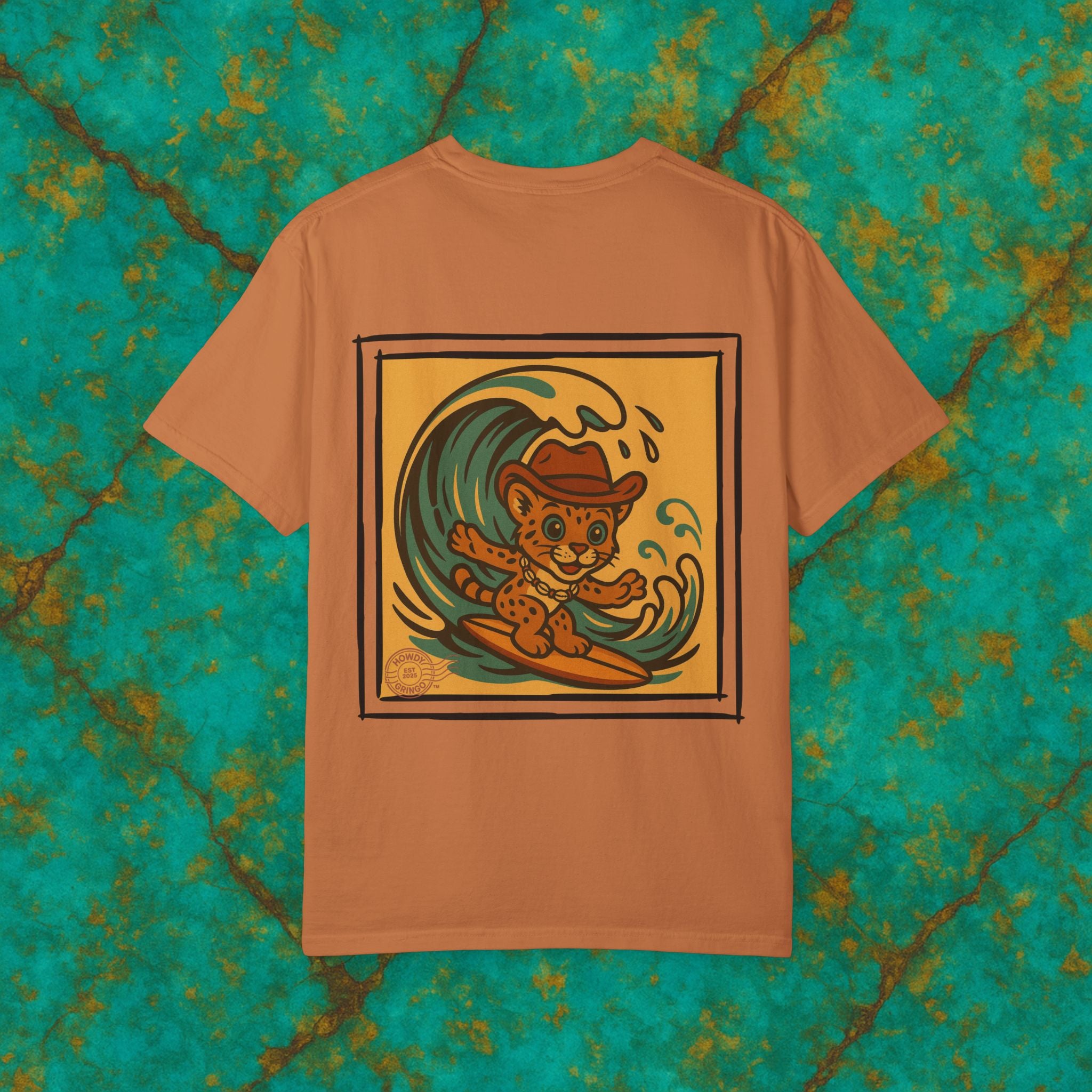 Puka “Mountain lion Cub”™️ — Relaxed Comfort Colors travel tee, with southwest inspired designs. Perfect t-shirt for traveling, road trips or collecting.✨7 colors available.