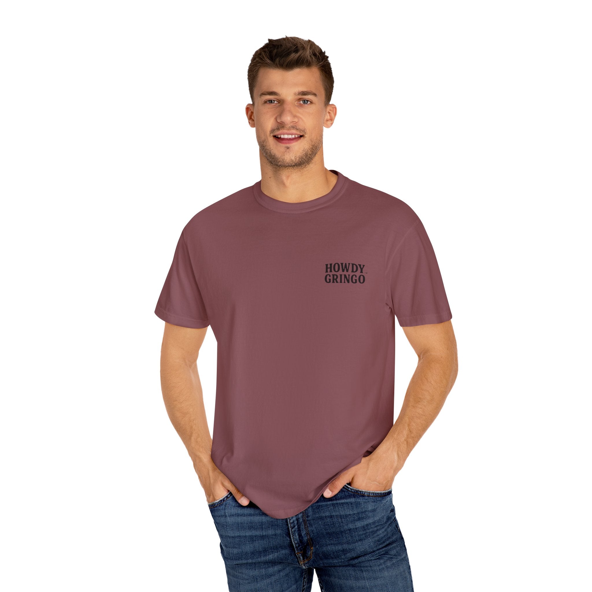 “Steady Betty”™️ — Relaxed Comfort Colors travel tee, with southwest inspired designs. Perfect t-shirt for traveling, road trips or collecting. ✨5 colors available.
