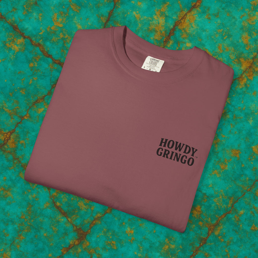 “Steady Betty”™️ — Relaxed Comfort Colors travel tee, with southwest inspired designs. Perfect t-shirt for traveling, road trips or collecting. ✨5 colors available.