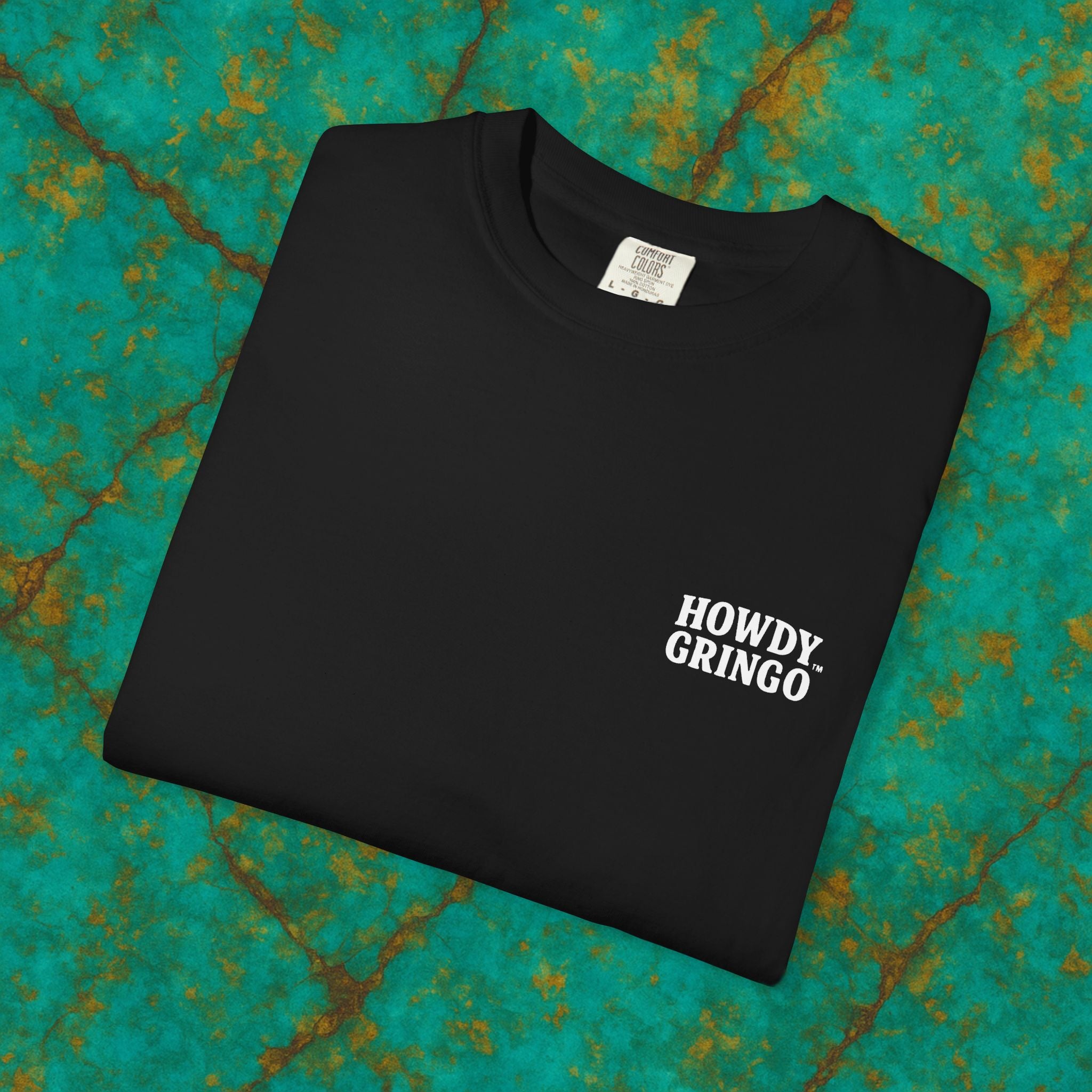 Bark “Bioluminescent Scorpion”™️ — Relaxed Comfort Colors travel tee, with southwest inspired designs. Perfect t-shirt for traveling, road trips or collecting.✨5 colors available.