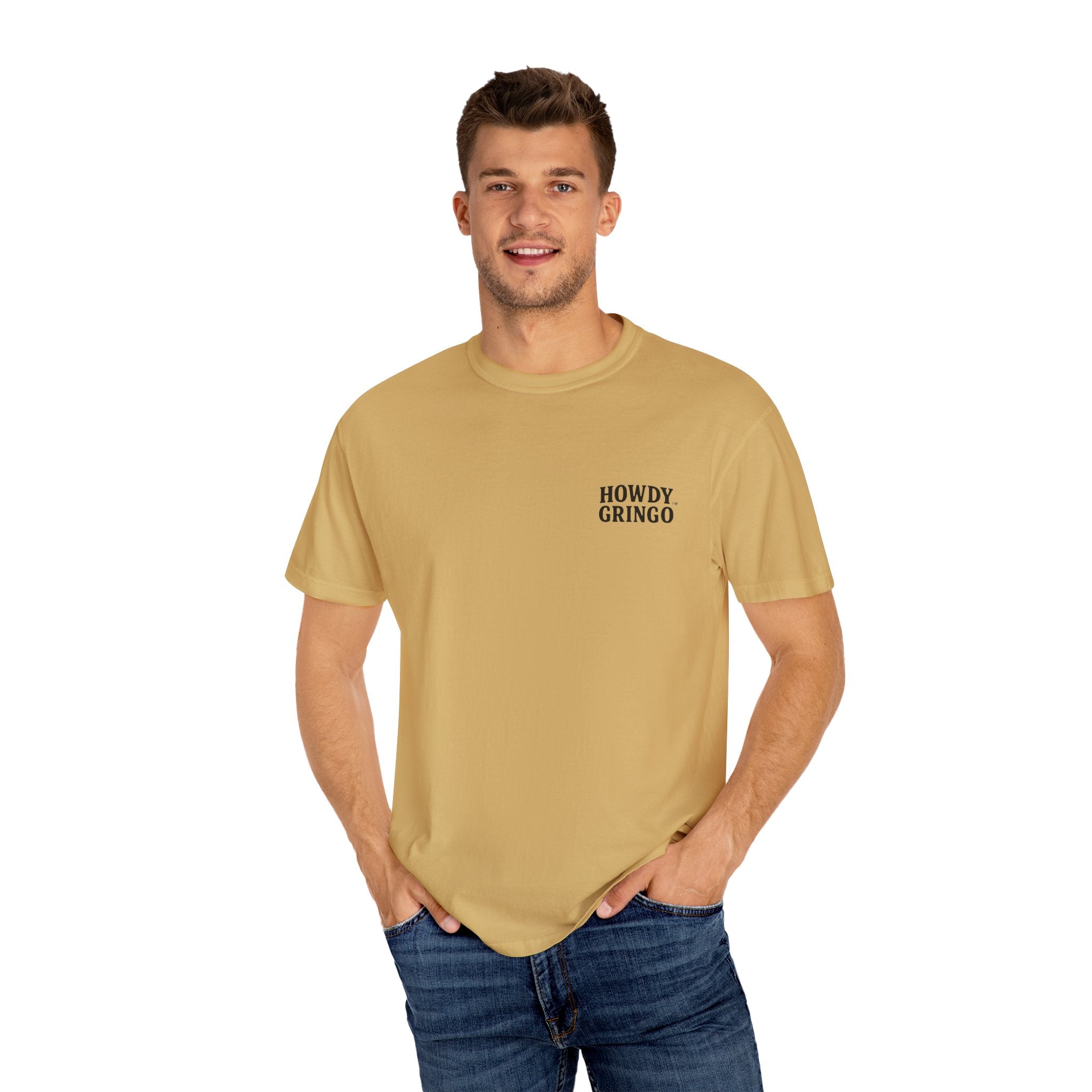Reggie “Rowdy Raddler”™️ — Relaxed Comfort Colors travel tee, with southwest inspired designs. Perfect t-shirt for traveling, road trips or collecting.  ✨6 colors available.