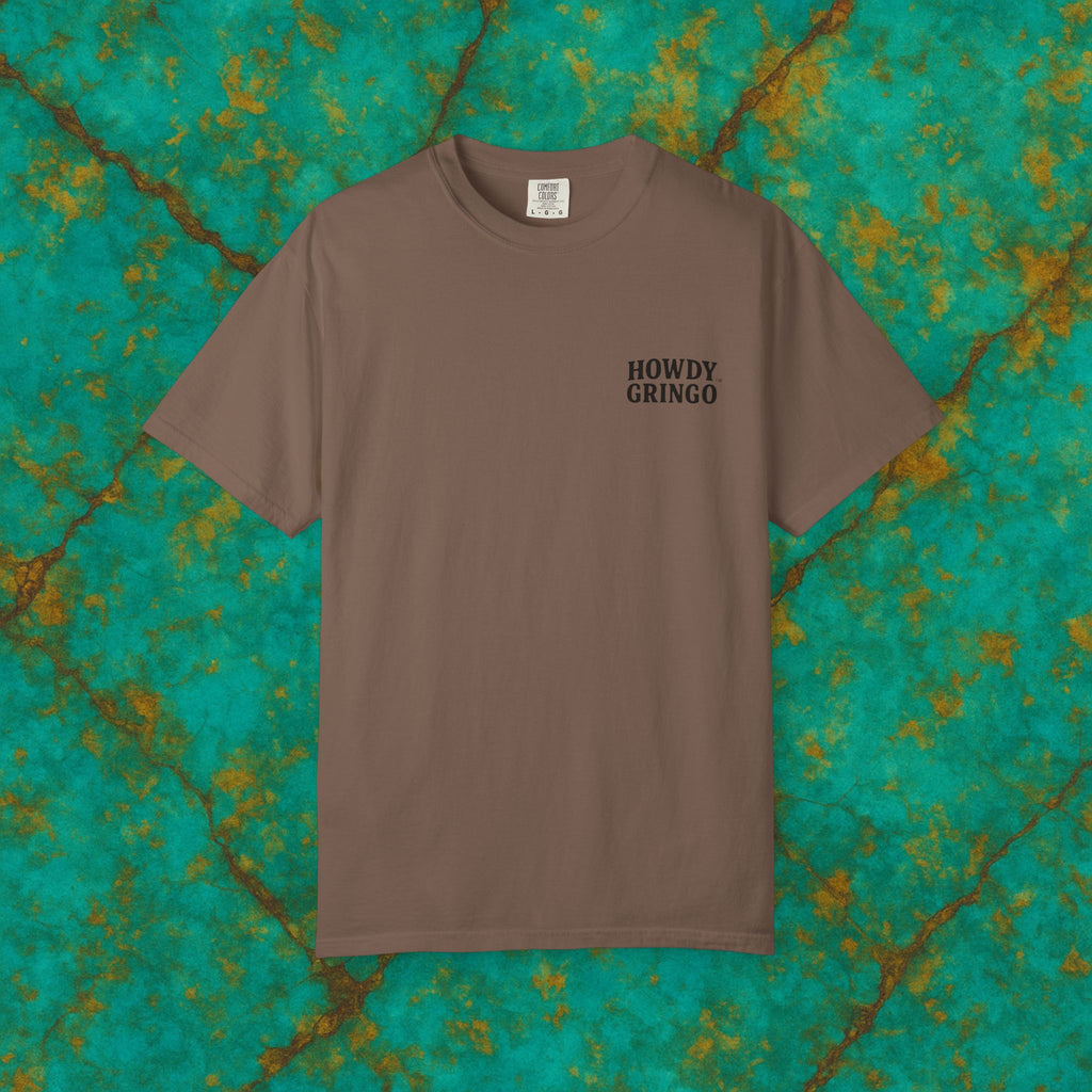 “Microclimate Mike” the Skiing Salamander™️ — Relaxed Comfort Colors travel tee, with southwest inspired designs. Perfect t-shirt for traveling, road trips or collecting. ✨6 colors available.