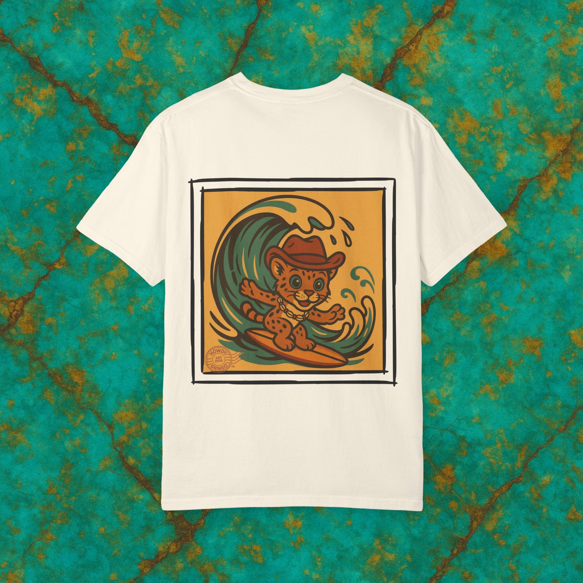 Puka “Mountain lion Cub”™️ — Relaxed Comfort Colors travel tee, with southwest inspired designs. Perfect t-shirt for traveling, road trips or collecting.✨7 colors available.