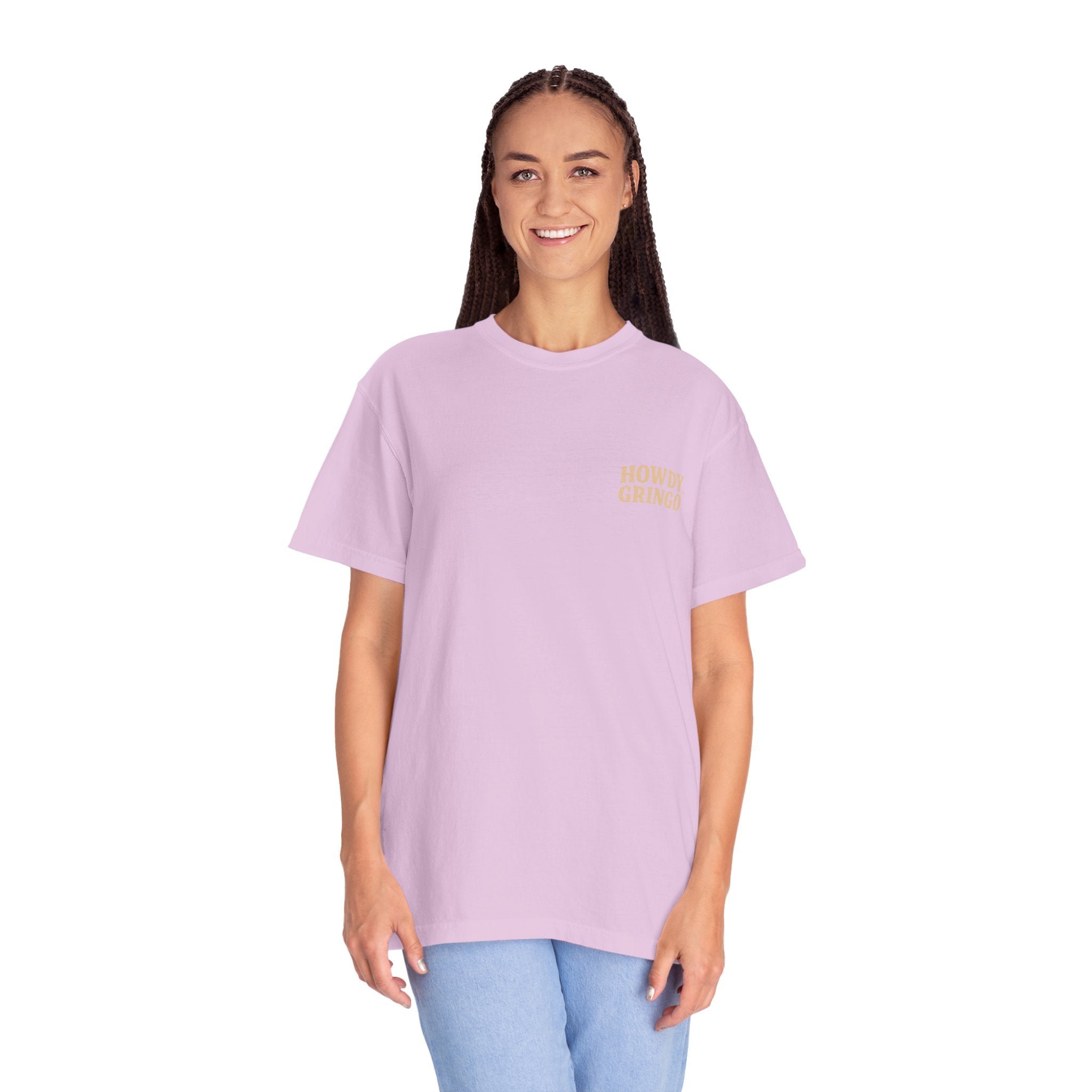 “Ruby-Doo Kangaroo”™️ — Relaxed Comfort Colors travel tee, with southwest inspired designs. Perfect t-shirt for traveling, road trips or collecting. ✨6 colors available.