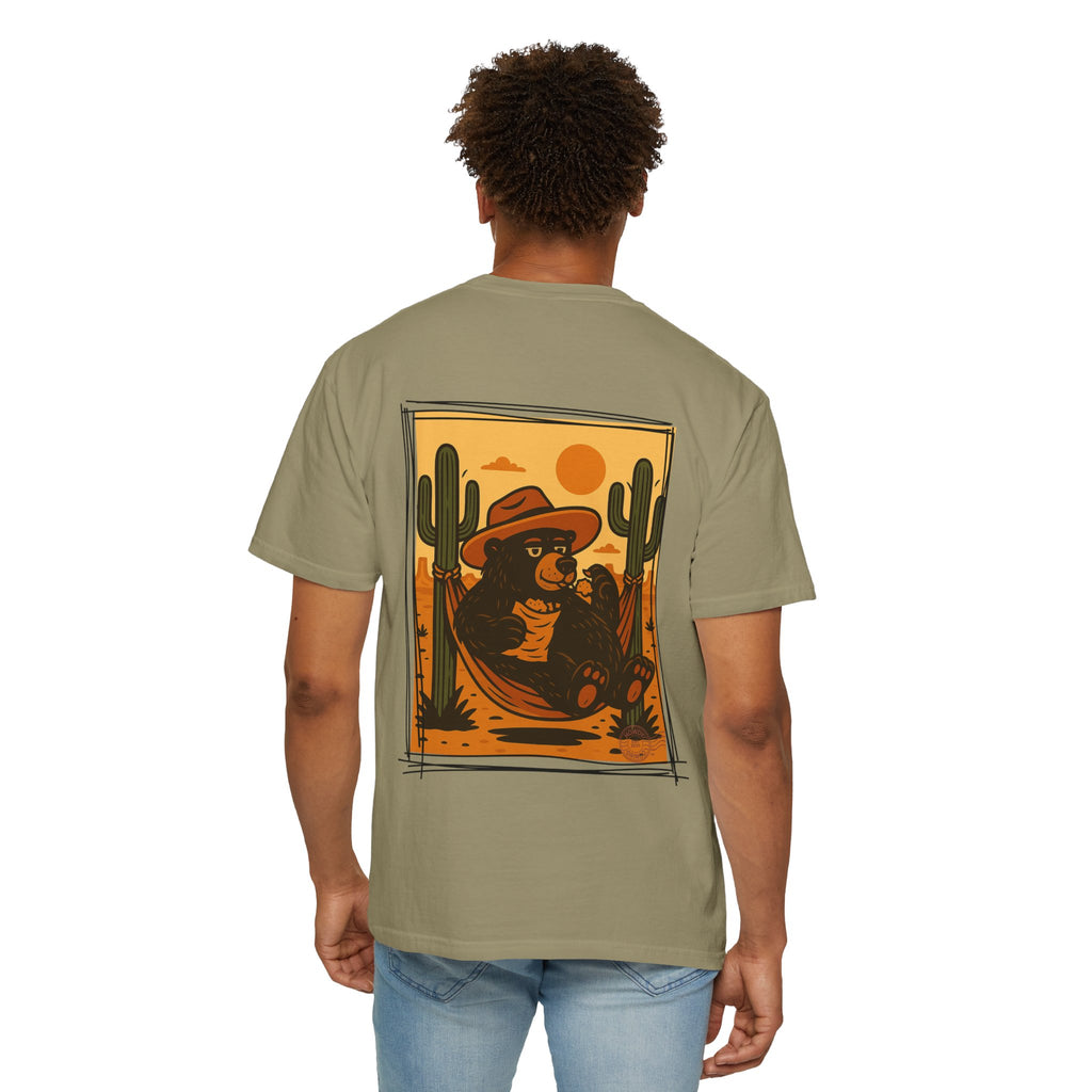 Boomer “brimming Bear”™️ — Relaxed Comfort Colors travel tee, with southwest inspired designs. Perfect t-shirt for traveling, road trips or collecting.✨6 colors available.