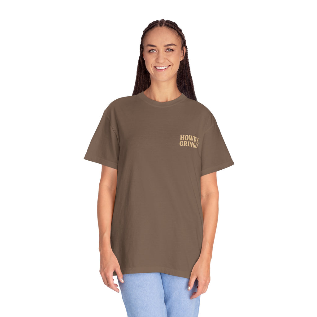 “Ruby-Doo Kangaroo”™️ — Relaxed Comfort Colors travel tee, with southwest inspired designs. Perfect t-shirt for traveling, road trips or collecting. ✨6 colors available.