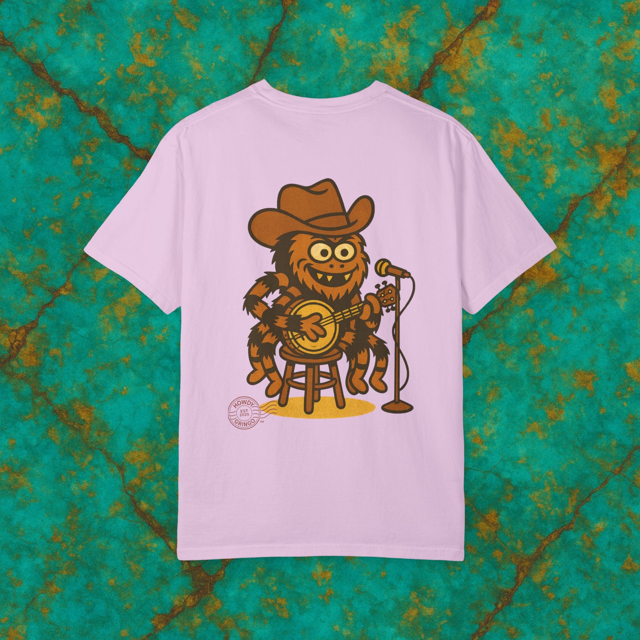 Webster “Tennessee Tarantula”™️ — Relaxed Comfort Colors travel tee, with southwest inspired designs. Perfect t-shirt for traveling, road trips or collecting.✨5 colors available