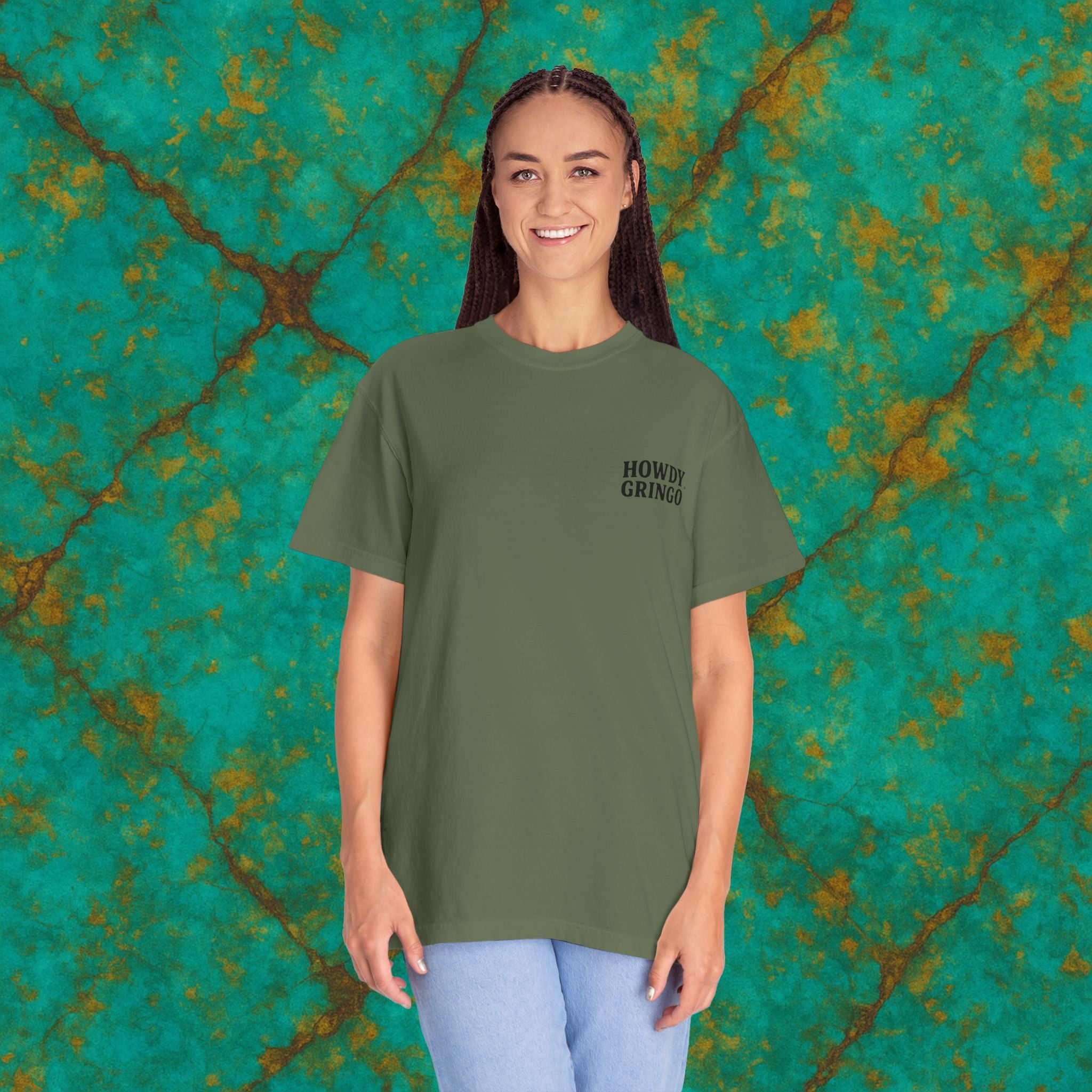 “Big-Rig Billy”™️ —  Relaxed Comfort Colors travel tee, with southwest inspired designs. Perfect t-shirt for traveling, road trips or collecting. ✨5 colors available.