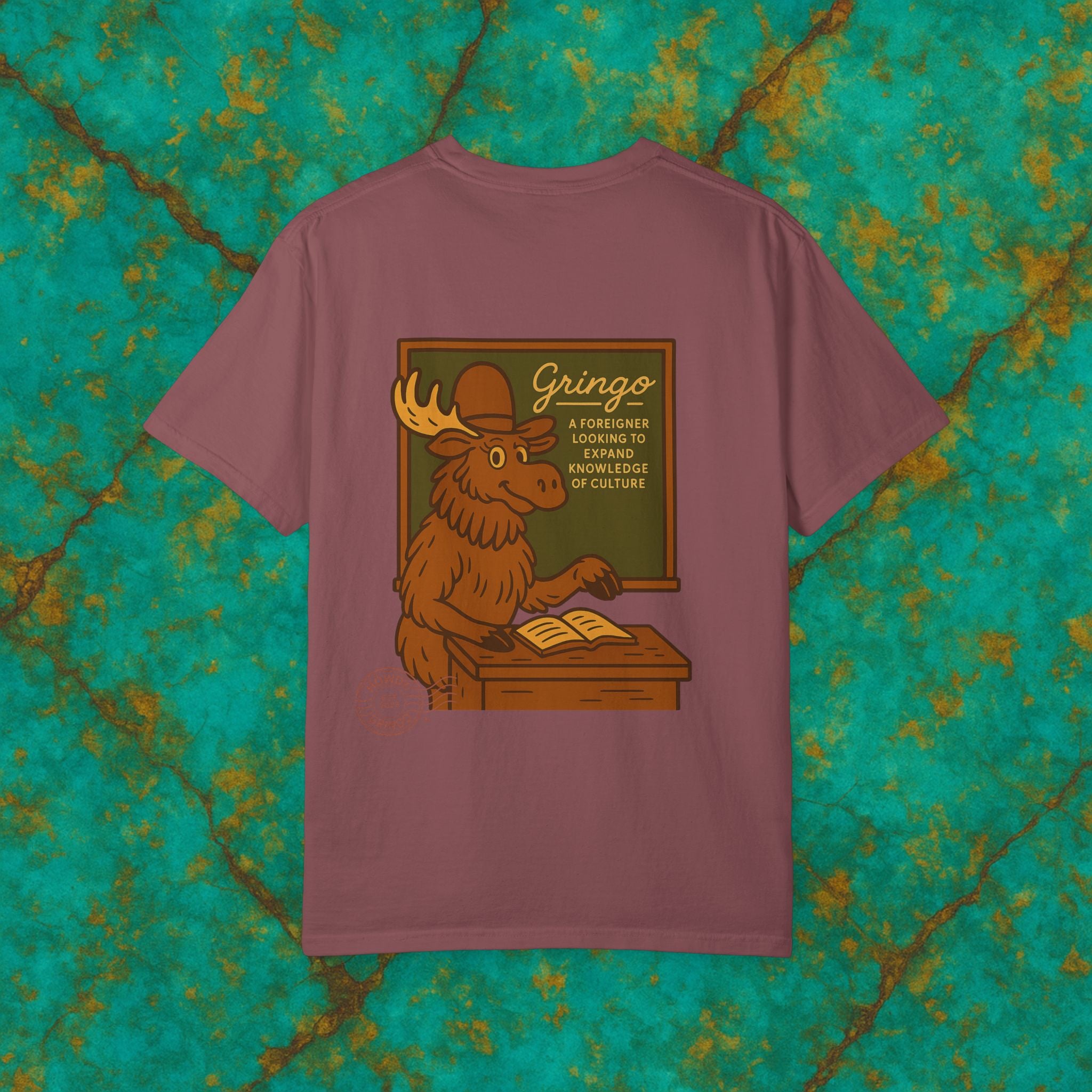 Momo “Momma Moose”™️ — Relaxed Comfort Colors travel tee, with southwest inspired designs. Perfect t-shirt for traveling, road trips or collecting. ✨5 colors available.